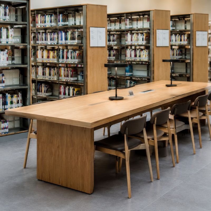 Custom library furniture