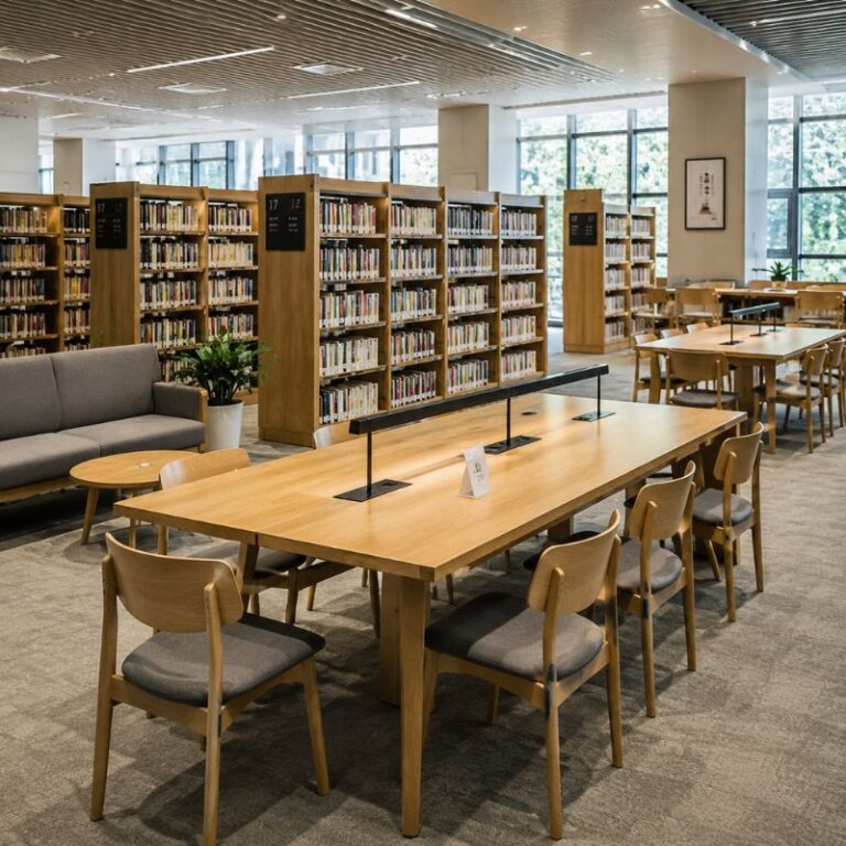 Custom library furniture