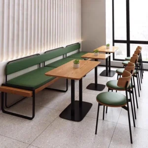 RF-303 Custom Restaurant Furniture Dining Tables and Booth Seating