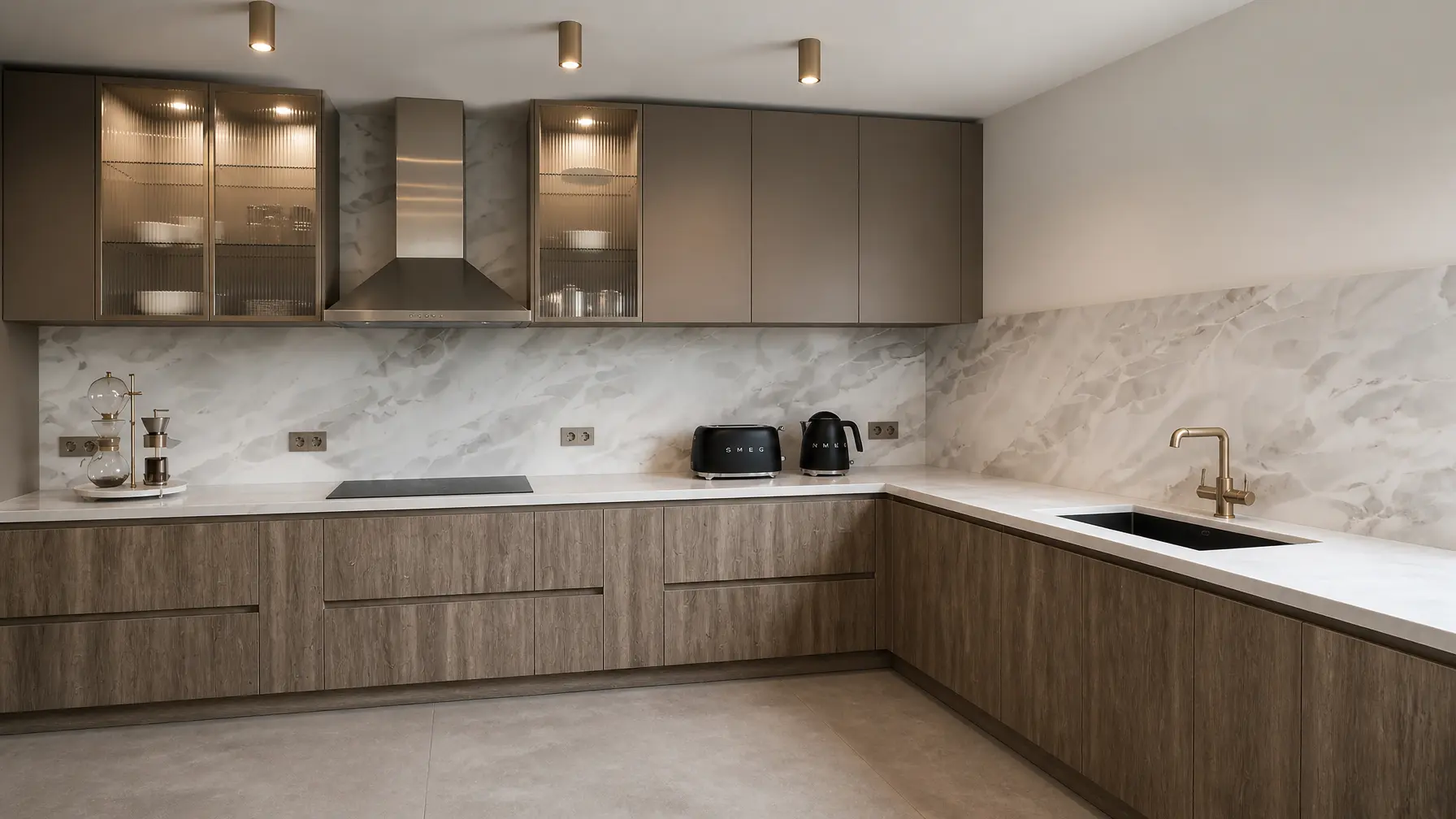 Contemporary Kitchen Cabinet Solution