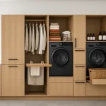 Custom laundry cabinet